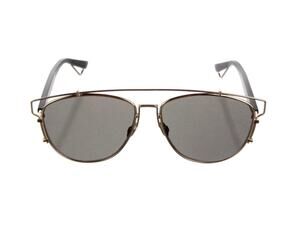 Christian Dior DiorTechnologic Aviator Sunglasses With Case